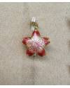 Charms fleur rose en acier inoxydable