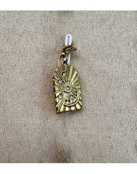 Charm nuit étoilée en acier inoxydable