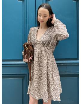 Robe courte empire liberty