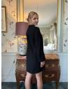 Robe noir trapèze