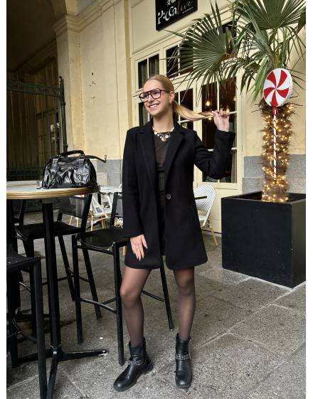 Manteau long noir
