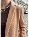 Manteau long camel
