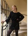 Robe à sequin noire