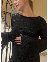 Robe à sequin noire