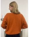 Pull en alpaga orange