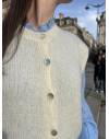 Gilet sans manches blanc