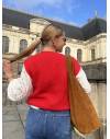 Gilet sans manches rouge