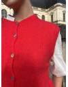 Gilet sans manches rouge