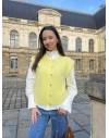 Gilet sans manches jaune