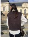 Gilet sans manches chocolat
