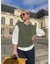 Gilet sans manches kaki