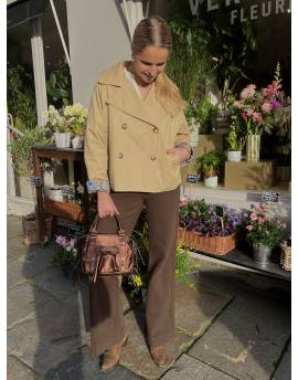 Trench court beige