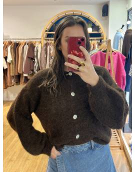 Gilet en laine Chocolat