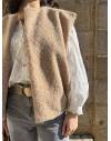 Gilet sans manches structuré camel