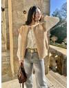 Gilet sans manches structuré camel