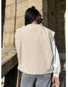 Gilet sans manches structuré beige