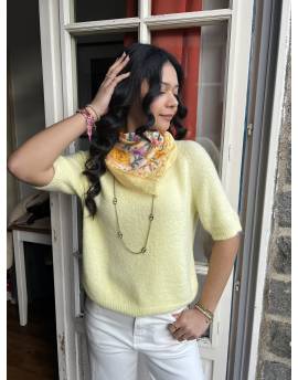 Pull en Baby Alpaga Jaune