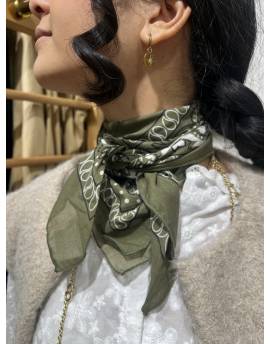 Foulard Style Bandana Kaki