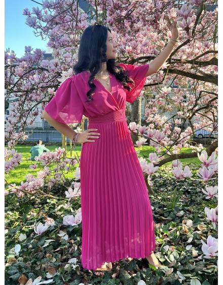 Robe Longue Rose