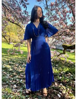 Robe Cérémonie bleu roi