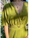 Robe Longue Vert Olive