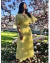 Robe Longue Jaune