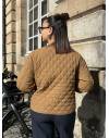 Veste matelassée camel