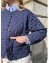 Veste matelassée bleu marine