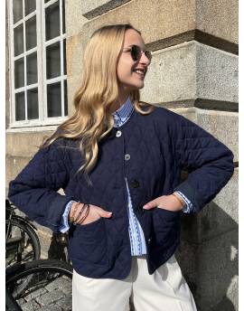 Veste matelassée bleu marine