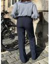 Pantalon bleu marine coupe droite