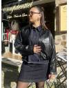 Veste bombers effet cuir