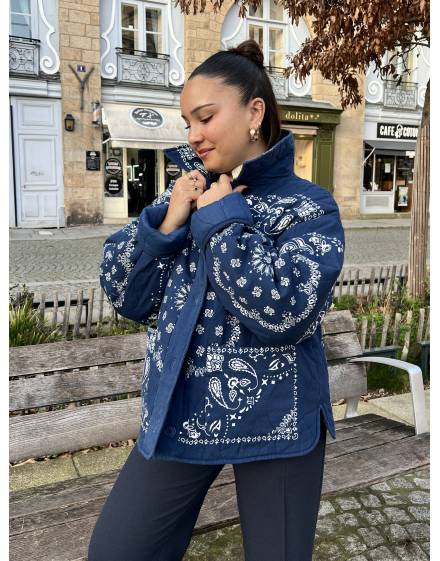 Veste réversible bandana