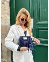 Mini Sac À Main À Franges bleu marine