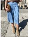Jupe culotte bleue