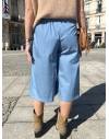 Jupe culotte bleue