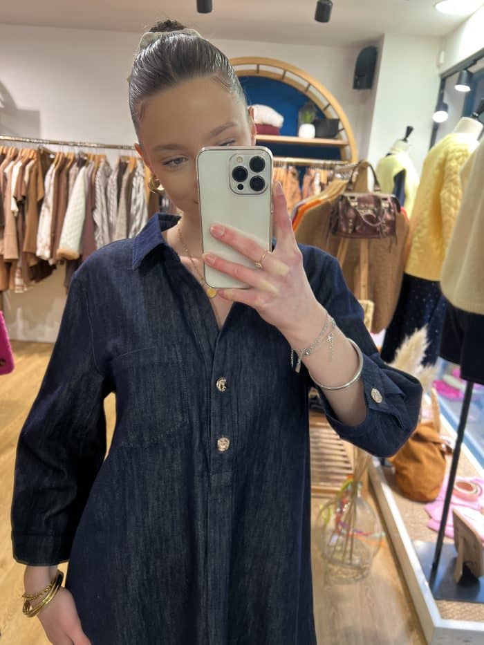 Robe En Jean Brut 1