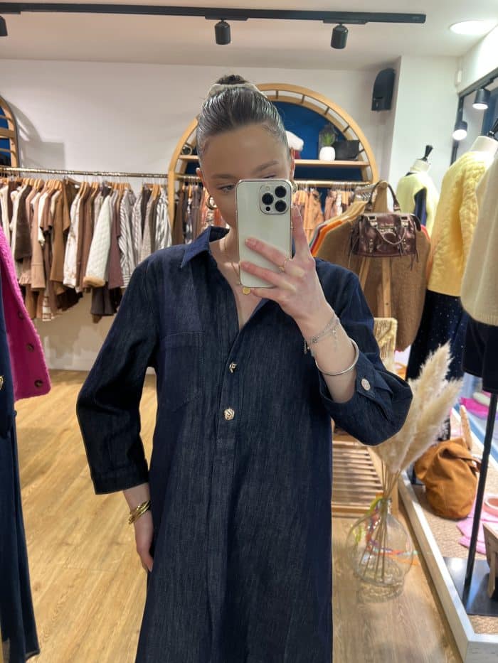 Robe En Jean Brut