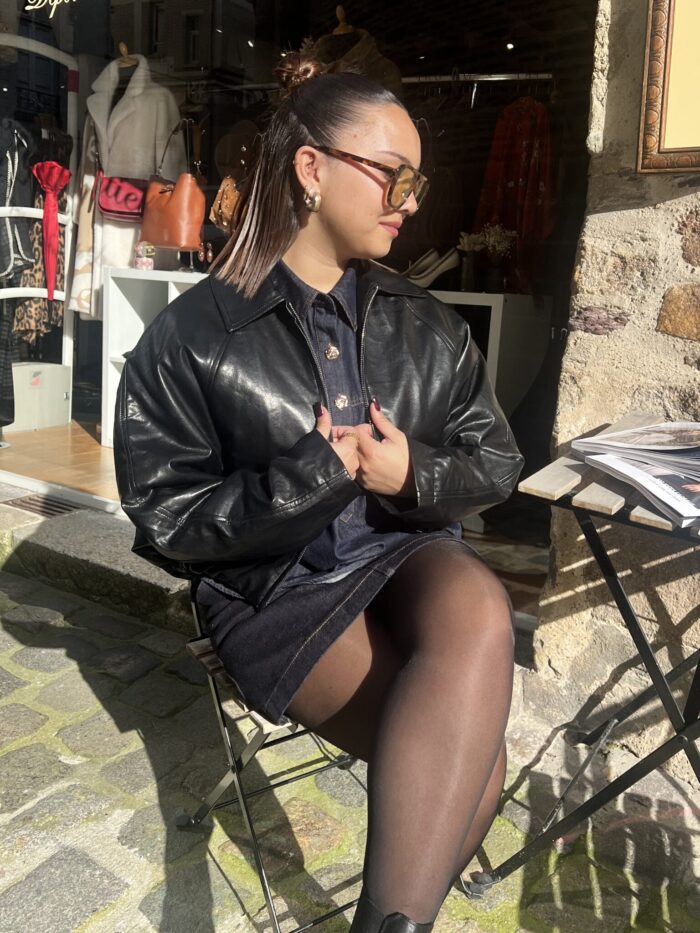 Veste Bombers Effet Cuir Veste Bombers Effet Cuir