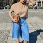 Jupe Culotte Bleue