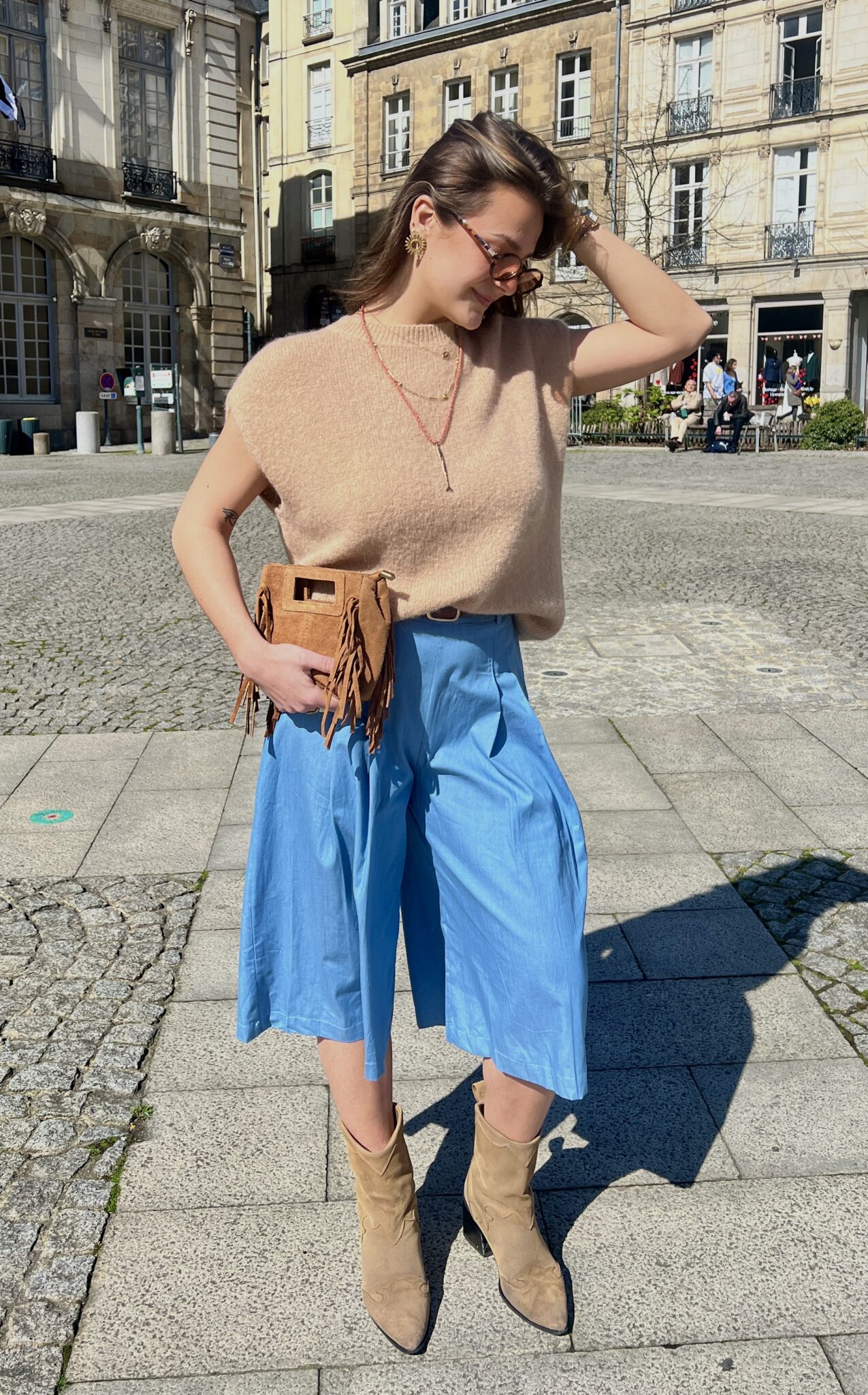 Jupe Culotte Bleue Jupe Culotte Bleue