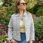 Veste matelassée Liberty bleu