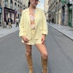 Blazer jaune chic