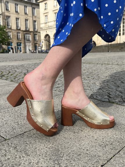 Sabots à Talons Ouverts