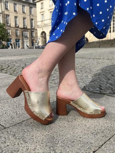 Sabots à Talons Ouverts