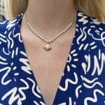 Collier coquillage avec perles