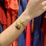 Bracelet cœur doré