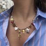 Collier en corde avec charms