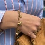 Bracelet en pierre avec Charms