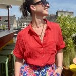Chemisier fluide en coton