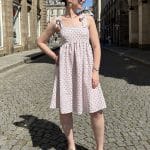 Robe d'été à bretelles nouées